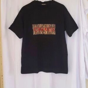 Roberto Cavalli Freedom Print Graphic T Shirt